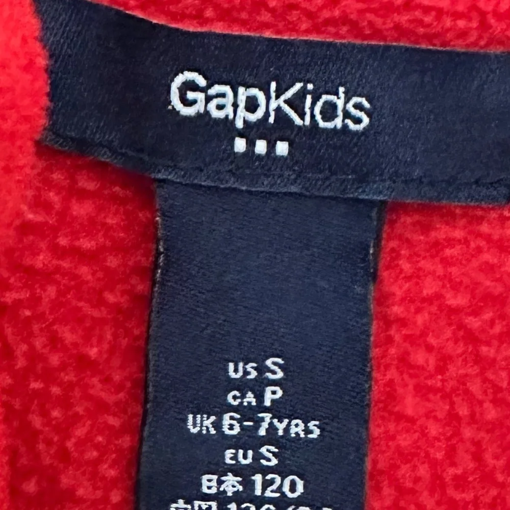GAP Kids Fleeze Half-Zip Shirt Jacket Sweater in Size S